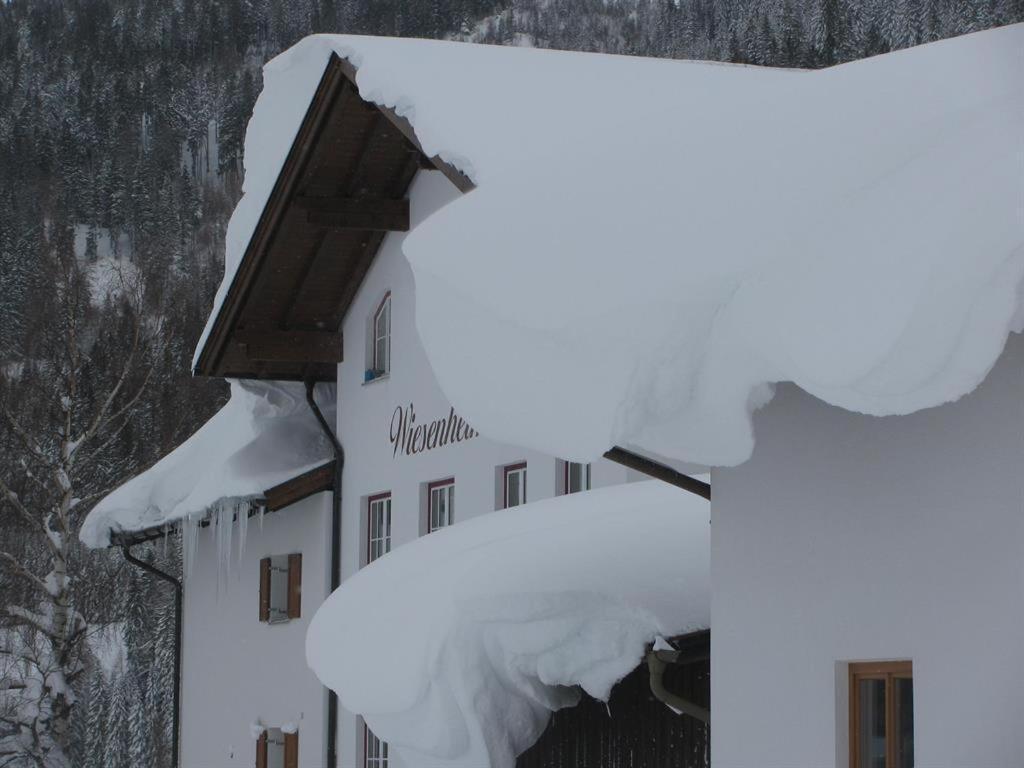 App./Pension Haus Wiesenheim Sankt Anton am Arlberg Buitenkant foto