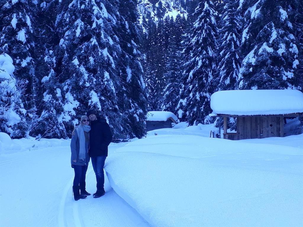 App./Pension Haus Wiesenheim Sankt Anton am Arlberg Buitenkant foto